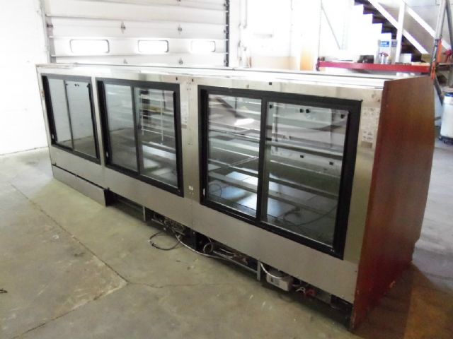 Barker 12ft Remotely Refrigerated Lighted Display Case Model BLF R